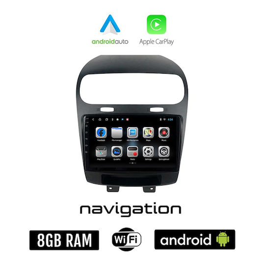 Ηχοσύστημα Αυτοκινήτου για Fiat Freemont 2008+ (Bluetooth/USB/WiFi/GPS/Apple-Carplay/Android-Auto) με Οθόνη Αφής 9"