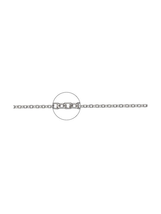 Chain Kriko Kriko n2 White gold, 45cm