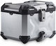 SW-Motech Trax ADV Motorcycle Top Case Aluminum for Yamaha MT-07 Tracer 38L Silver