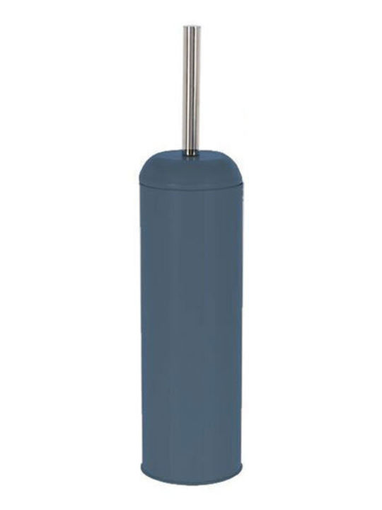 Metallic Toilet Brush Blue