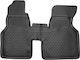 Novline Front Mats 2pcs Tray Type for Volkswagen Transporter T4 1990-2003 Black