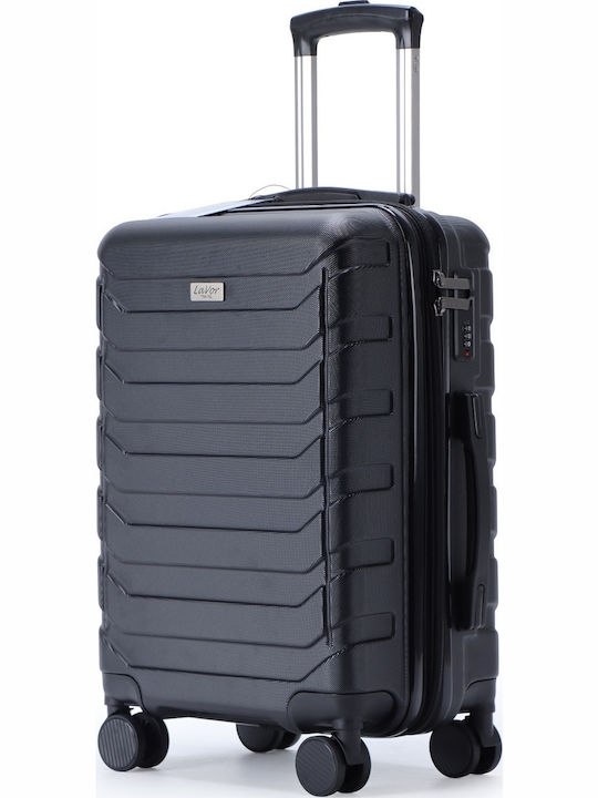 Lavor 1-602 Medium Travel Suitcase Hard Black with 4 Wheels Height 65cm 1-602