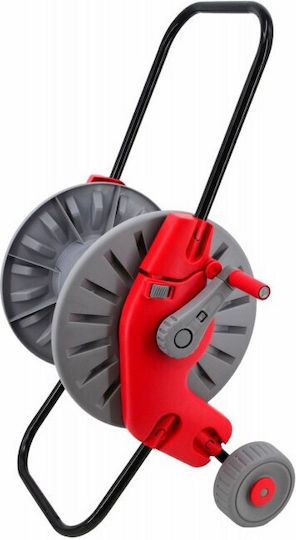 AW Tools Τροχήλατη Ανέμη Ποτίσματος για Λάστιχο έως 60m με Χερούλι Μαζέματος