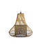Zen Collection Ceiling Mount Light 46cm Brown