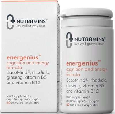 Nutramins Energeius Supplement for Memory 60 caps Energy