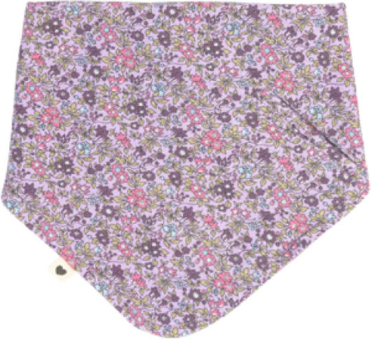 Bibs Chamomile Lawn Μπαντάνα από 100% Βαμβάκι με Κουμπί με Τσέπη Violet Sky