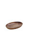 Espiel Wooden Oval Decorative Tray Mango 27.94x15.24x5.08cm