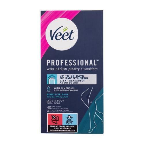 Veet Professional Ταινίες Αποτρίχωσης για Ευαίσθητες Επιδερμίδες 40τμχ