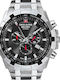 Swiss Alpine Military by Grovana Sapphire Crystal Men's Watch 42mm Chronograph Battery with Silver Metal Bracelet