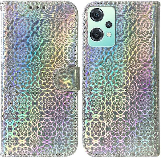 Colorful Wallet Synthetic Leather Silver (OnePlus Nord CE 2 Lite)