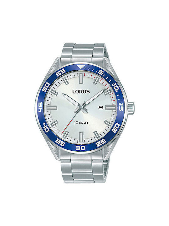 Lorus Watch Battery with Silver Metal Bracelet