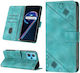 Embossed Wallet Δερματίνης Πράσινο (OnePlus Nord CE 2 Lite)