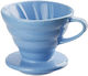 Feggrini J04 Coffee Dripper Κεραμικό Γαλάζιο