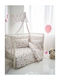 Vesta Home Mosquito Net Crib Pinky Tulle 000009595 White 180x180cm