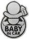 Compass Baby in Car Schwarz