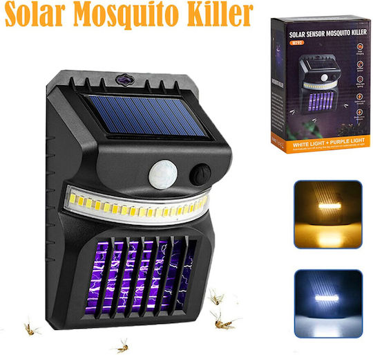 W792-1 Wall Mounted Solar Light Cold White 6000K with Motion Sensor and Photocell 15cmx10cmx5cmcm
