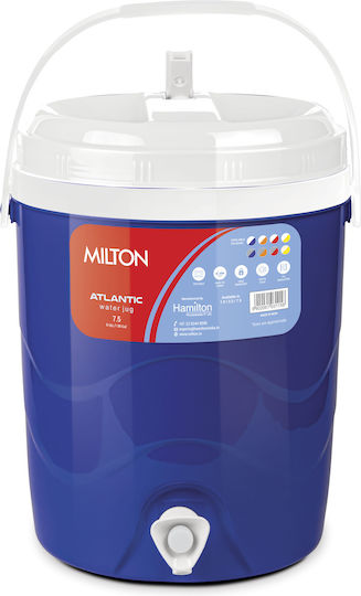 Milton Atlantic Δοχείο με Βρυσάκι Θερμός Ανοξείδωτο BPA Free 7.5lt Μπλε