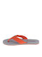 Herrensandalen in Orange Farbe