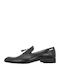 Men's Patent Leather Monk Shoes Black