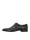 Herrenschuhe aus Lackleder Schwarz