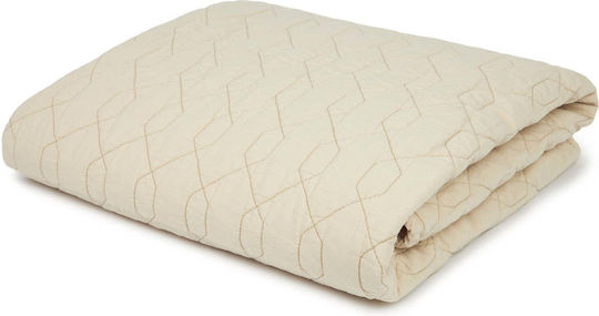 Nobodinoz Decke Kinderbett Wabi-Sabi Waffel Beige 100x135cm