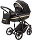 Adamex Rimini Lux Verstellbar 3 in 1 Baby Kinderwagen Geeignet für Neugeborene Lux 12.5kg