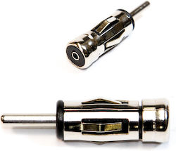 ACV Internal Car Antenna Adapter for Rover / Seat Din male Plug 150 Ohm to ISO female 50 Ohm