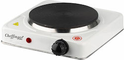 Cheffinger Enamel Countertop Single Burner White