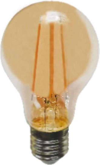Aca Λάμπα LED 8W 108mm για Ντουί E27 και Σχήμα A60 Θερμό Λευκό 940lm Dimmable