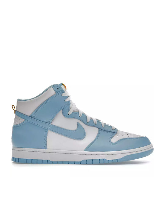 Nike Dunk High Sneakers Blue Chill / White / Amarillo
