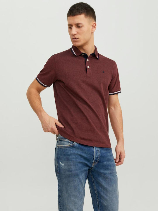 Jack & Jones Ανδρικό T-shirt Κοντομάνικο Polo C...