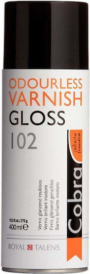 Royal Talens Spray Polish Varnish Glossy with Shiny Effect Transparent 400ml