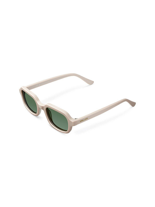 Meller Dotia Sunglasses with Beige Olive Plastic Frame and Green Polarized Lens ACB-DO-BEIGEOLI