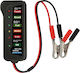 102991 Ψηφιακό Battery Tester με Κροκοδειλάκια