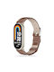 Tech-Protect Leatherfit Каишка Изкуствена кожа Кафяв (Xiaomi Smart Band 8 / 8 NFC)