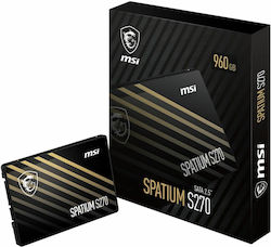 MSI Spatium S270 SSD 960GB 2.5'' SATA III