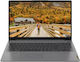 Lenovo IdeaPad 3 15ITL6 15.6" FHD (Kern i5-1155G7/8GB/256GB SSD/Kein OS) Arctic Grey