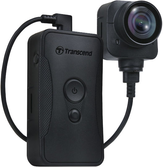 Transcend Drivepro Body 70 64GB Action Camera 2K Underwater and Wi-Fi Black