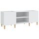 vidaXL cu 1 Rafturi Alb 121x48x38cm