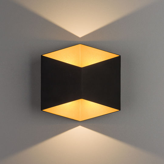 Nowodvorski Triangles Wandmontierte Außen-Deckenleuchte LED IP54 5W 17x17.2εκ.