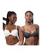 Jovie Demi Anthracite/White Σουτιέν με Μπανέλες 2Pack