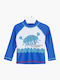 Losan Kinder Badeanzug Langarmshirt Blau