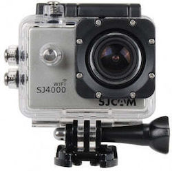 SJCAM SJ4000 Action Camera Full HD (1080p) Υποβρύχια (με Θήκη) με WiFi Ασημί με Οθόνη 1.5"