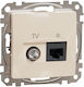 Schneider Electric Sedna Διπλός Μηχανισμός Πρίζ...