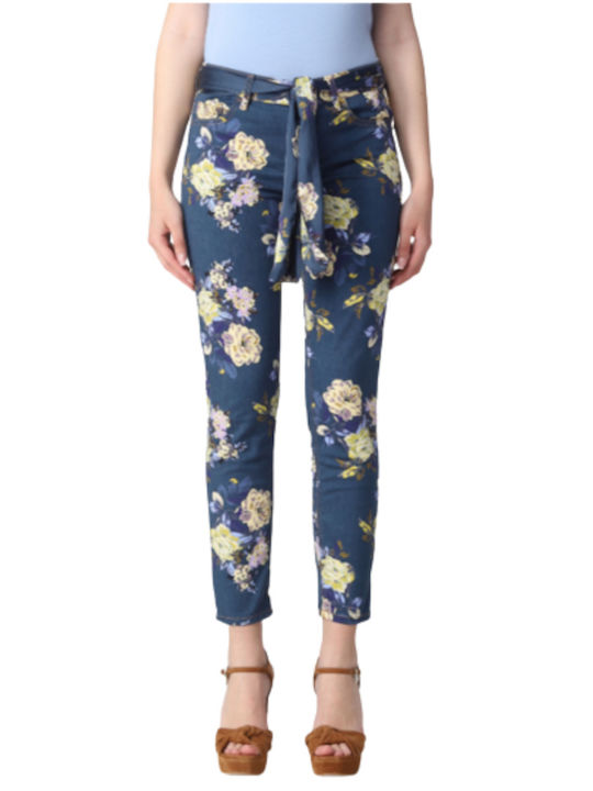 LIU JO DENIM UA3D36 B. UP IDEAL REG W. - UA3001D4794 DARK BLUE FLOWERS Γυναικείο