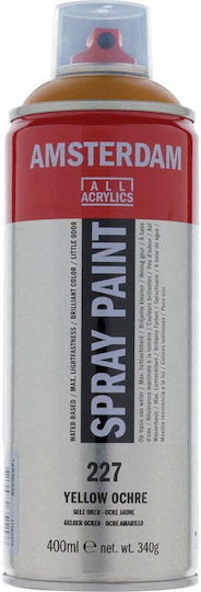 Royal Talens Spray Paint Amsterdam All Acrylics Yellow 227 Yellow Ochre 400ml