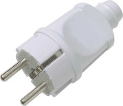 RC-FP005 Φις Ρεύματος Αρσενικό Σούκο Λευκό RC-FP005 Φις Ρεύματος Αρσενικό Σούκο Λευκό
