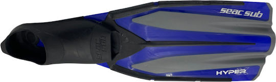 Seac Flossen Für Schwimmen 515B Hyper-X Lang Blau