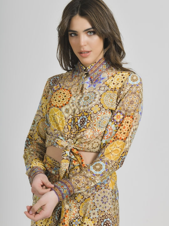 Women's Linen Long Sleeve Shirt