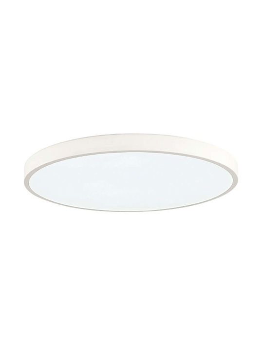Inlight Plafonieră de Tavan 80buc Albă cu LED Integrat